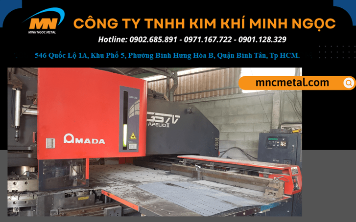 Hệ thống máy gia công CNC Amada tại xưởng