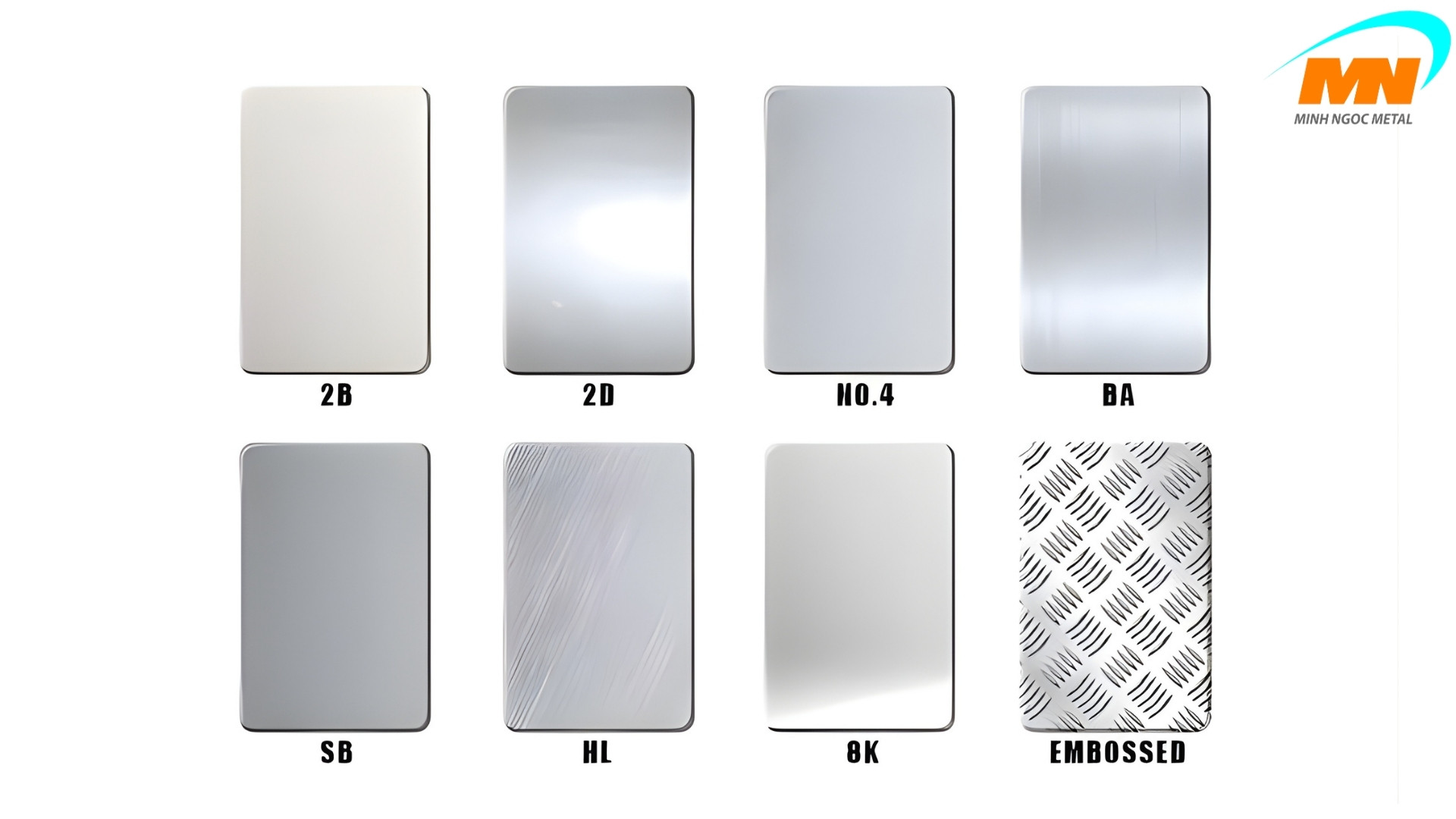 Bề mặt tấm inox 